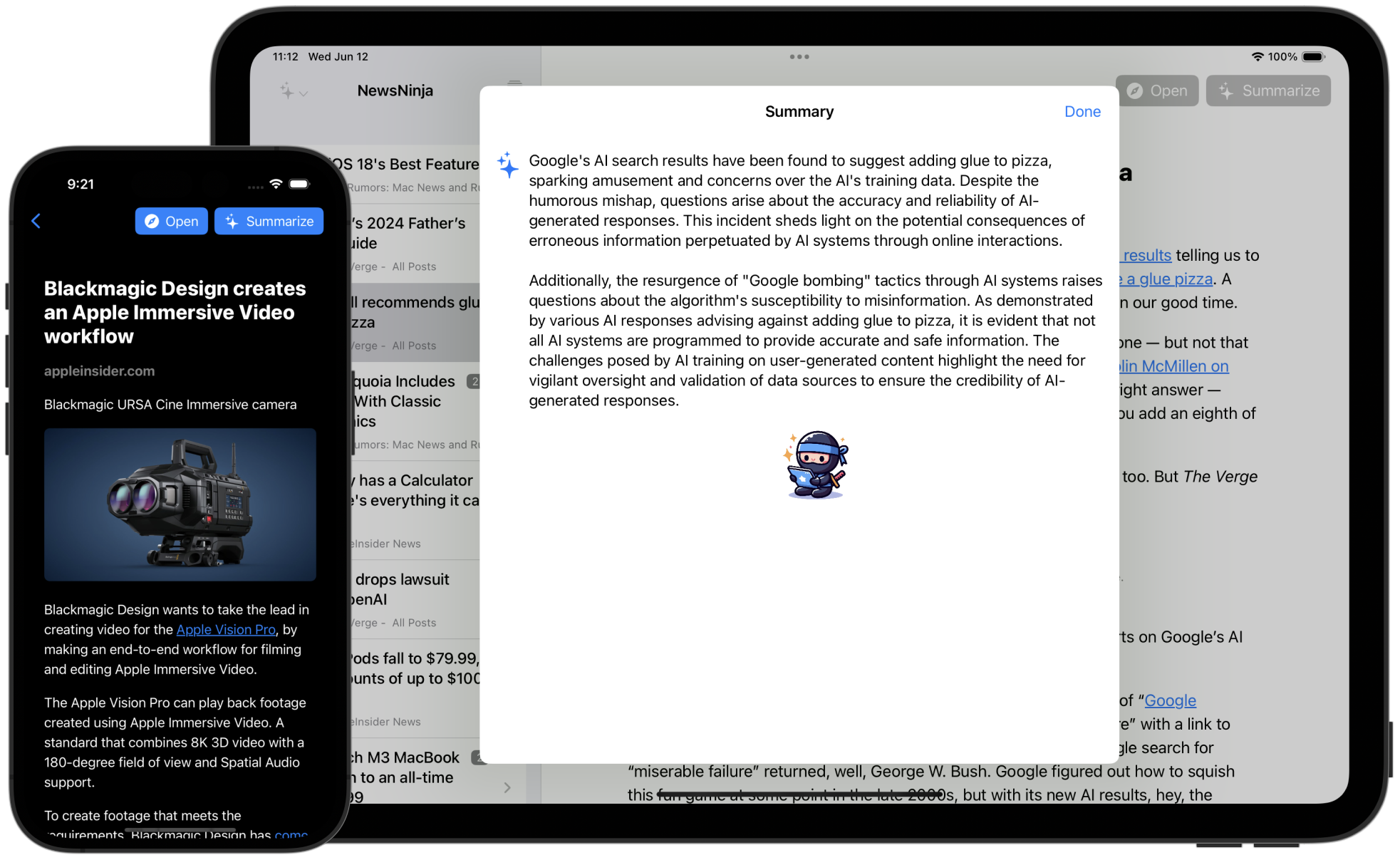 NewsNinja app