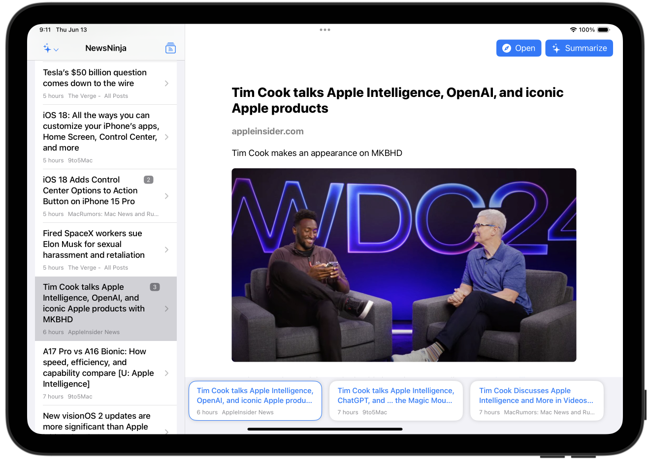 NewsNinja app